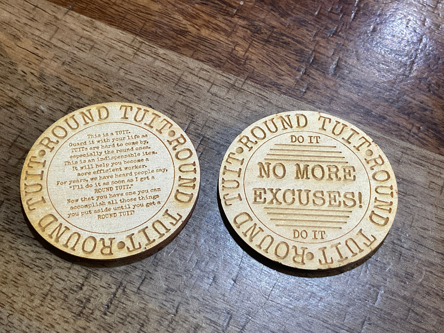 WOOD ROUND TUIT (1pc)