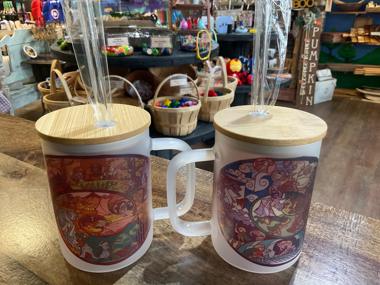 LOTR SPIRAL STAINED GLASS MUG