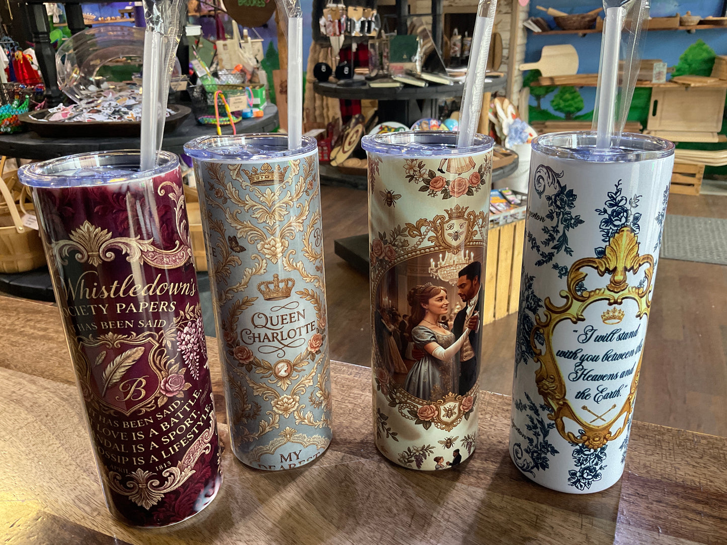 Bridgerton Inspired, insulated tumbler 20oz w/lid