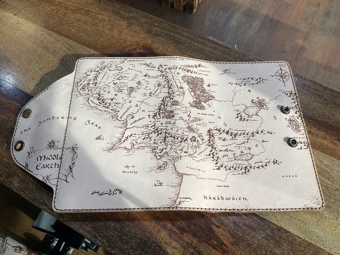 LOTR Map A5 journal cover with journal
