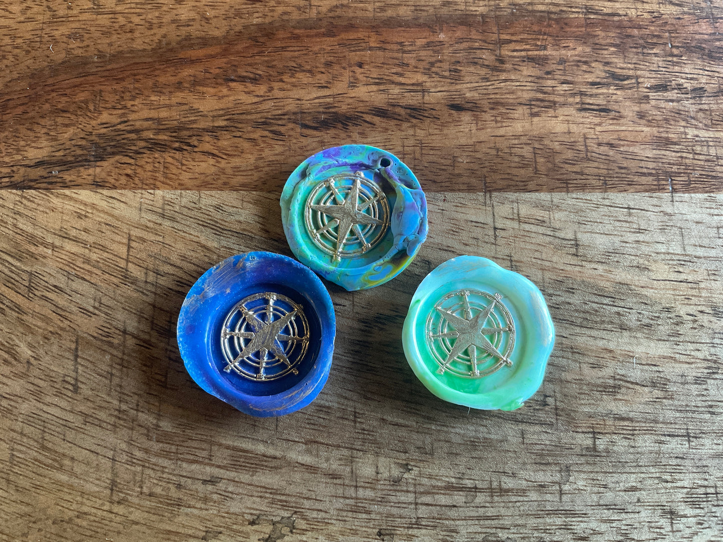 Pirates compass wax seal
