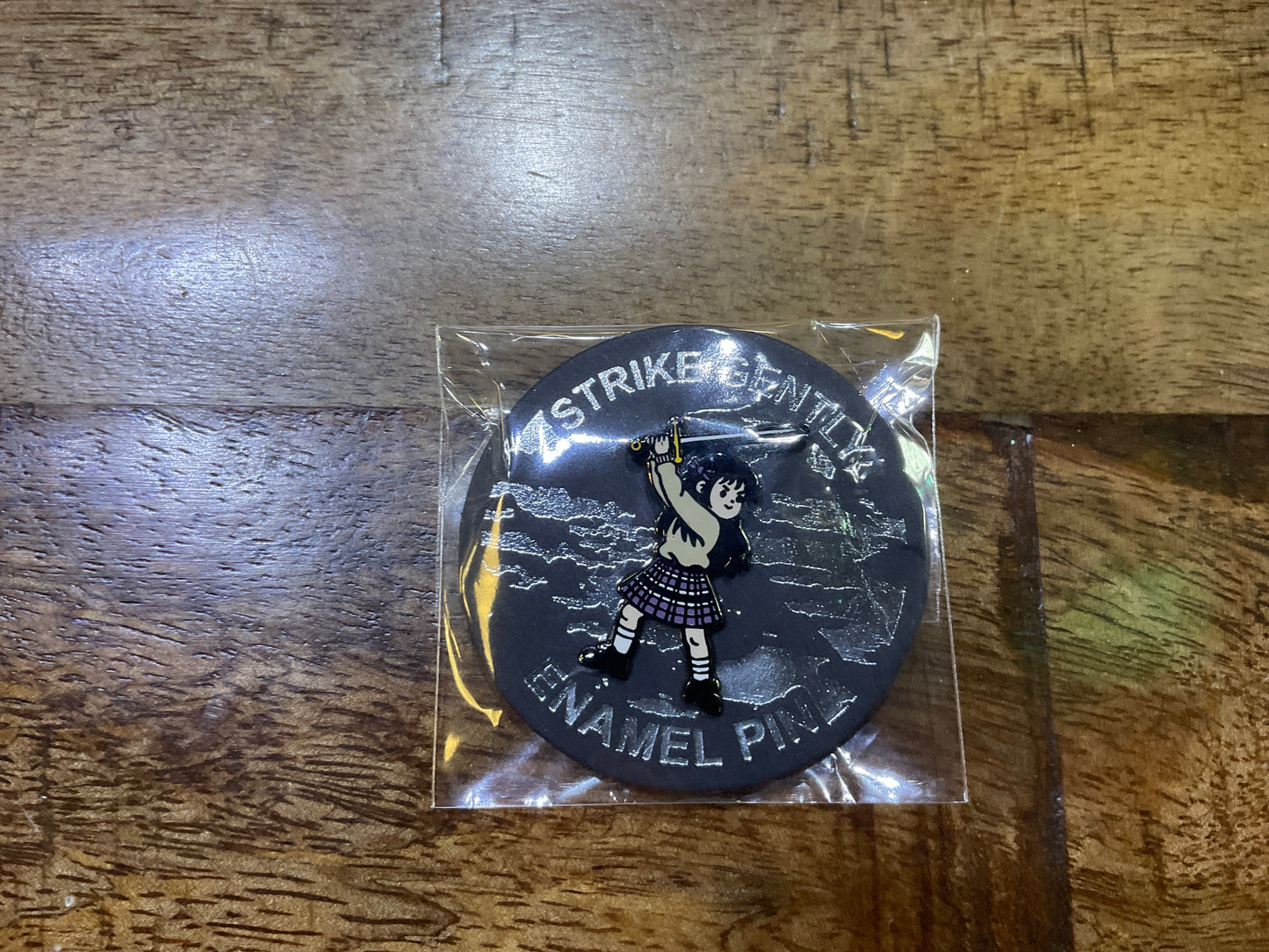 SWORD GIRL ENAMEL PIN