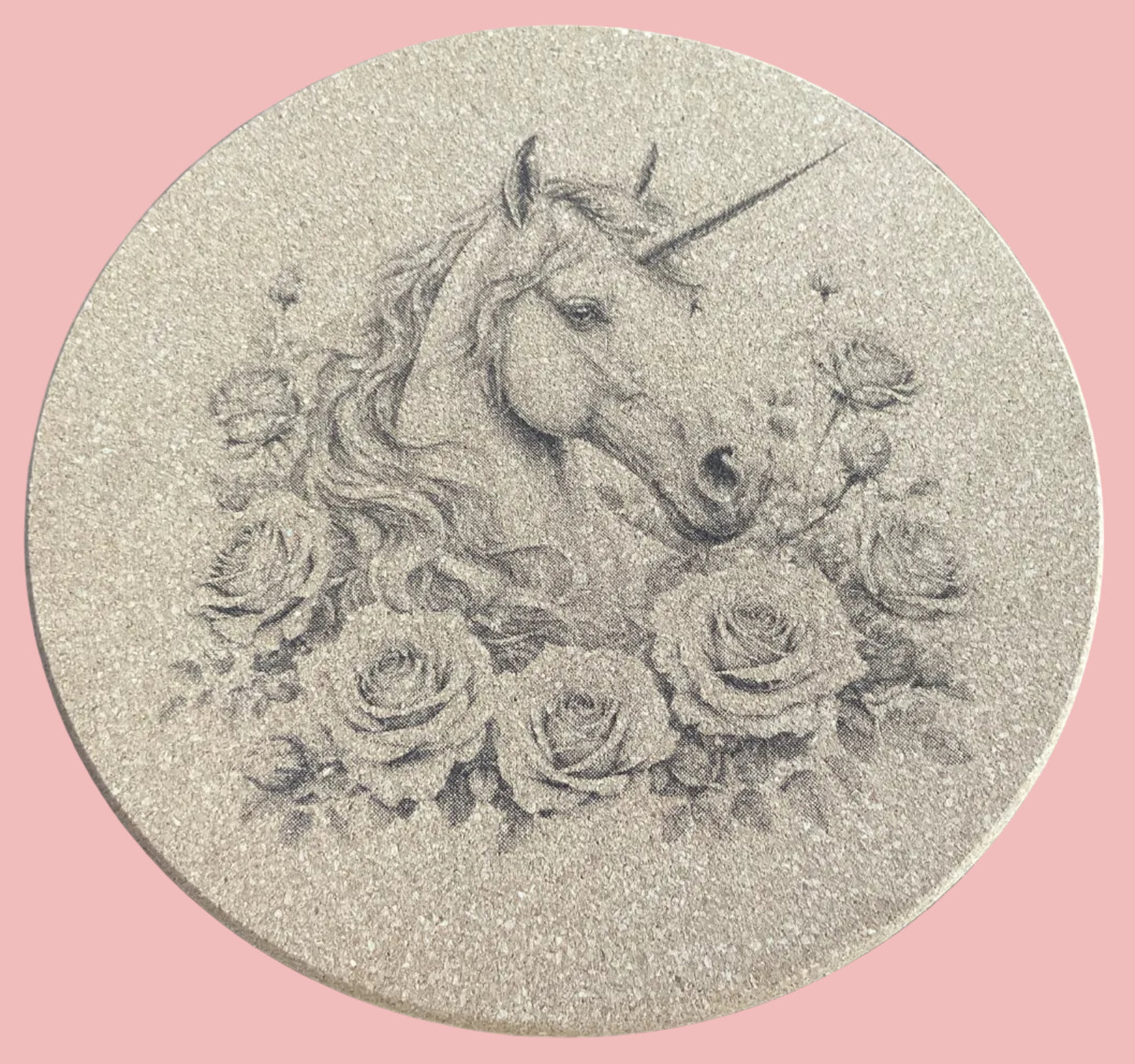 UNICORN CORK TRIVET (8”)