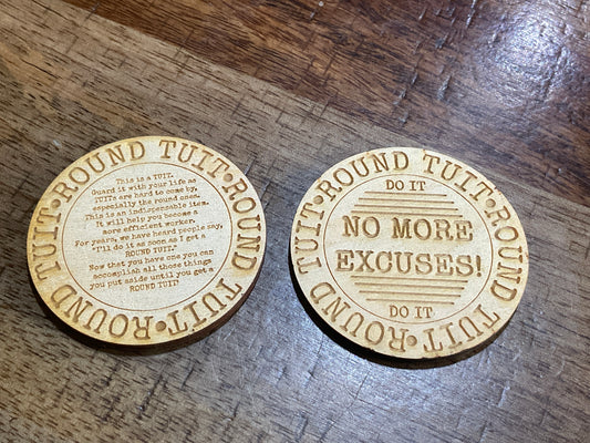 WOOD ROUND TUIT (1pc)