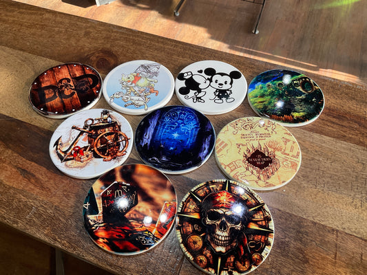 THEMED 4” CERAMIC COASTERS (1pc)