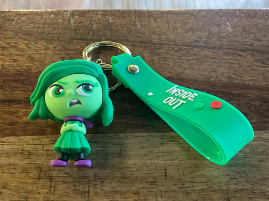 DISNEY INSIDE OUT DISGUST POP FIGURE KEYCHAIN