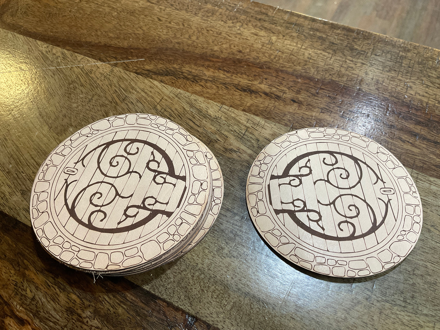 LOTR THIN LEATHER COASTER (1pc)