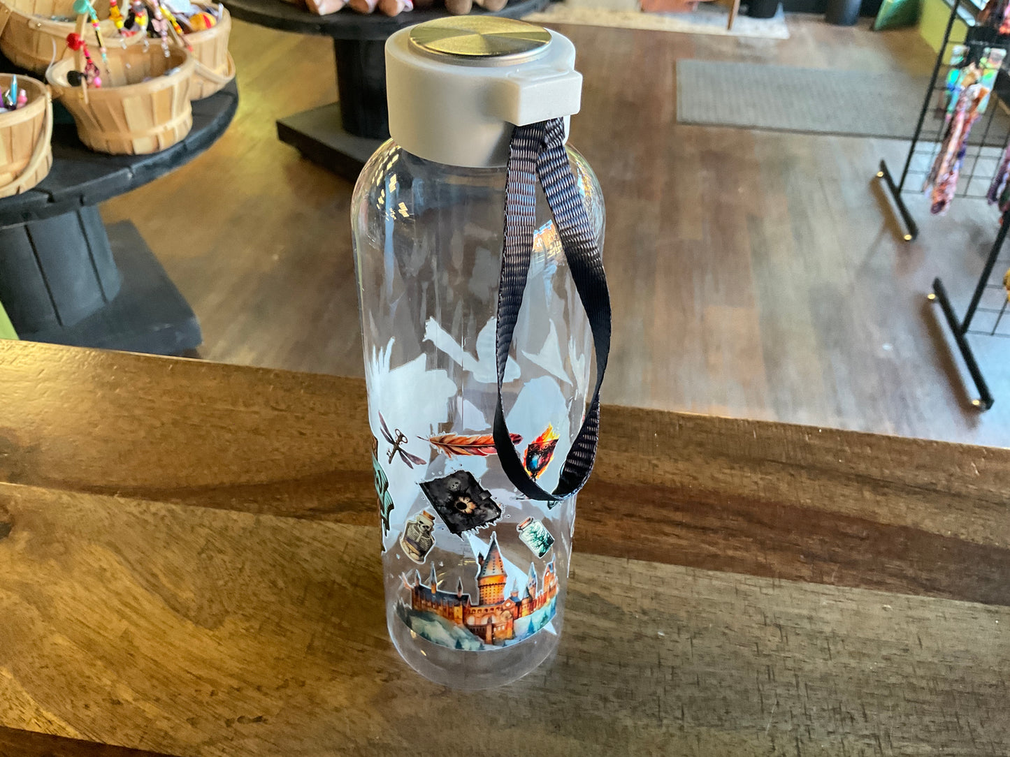 Ravenclaw plastic water bottle w/ UV dtf graphic