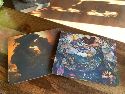 PIRATE MERMAID THICK MOUSE PAD