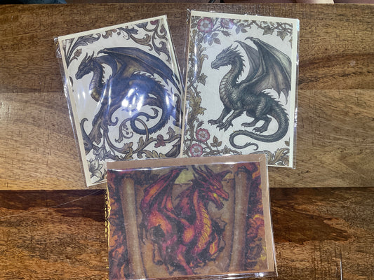 DRAGON COLLECTION GREETING CARDS (1pc)