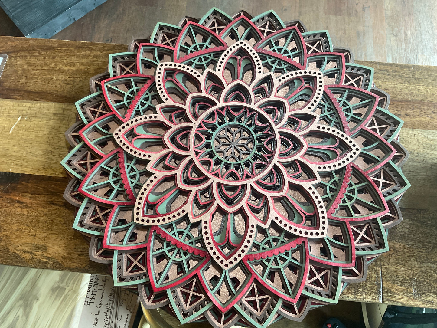 Round 8 layer mandala