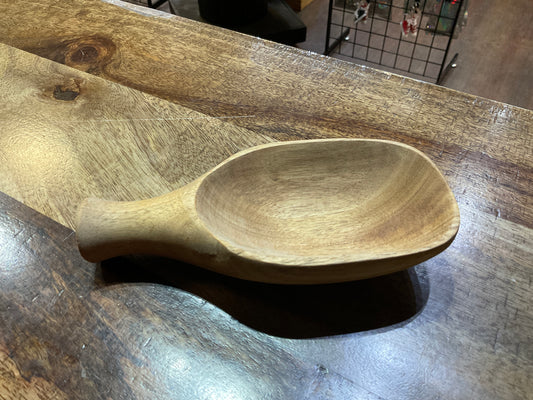 6” ACACIA WOOD SCOOP