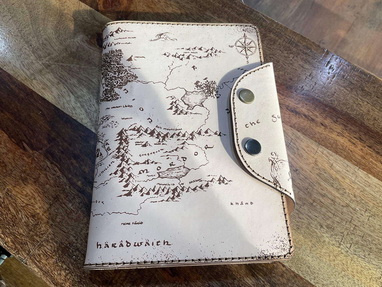 LOTR Map A5 journal cover with journal