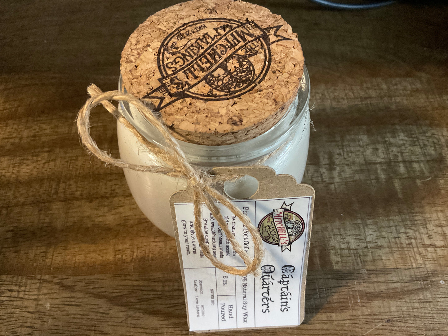 5OZ CANDLE-CAPTAIN’S QUARTERS