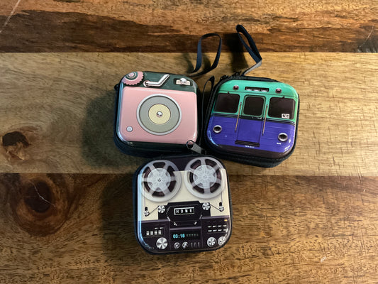 Tin plate vintage coin purse