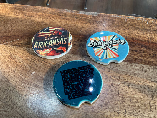 THEMED CERAMIC CAR COASTER 2” (1pc)