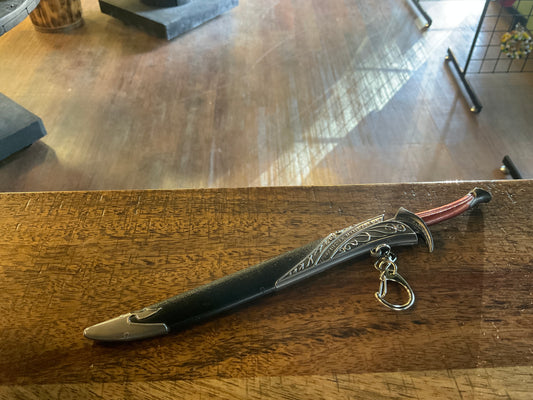 LOTR ORCRIST GOBLIN CLEAVER SWORD KEYCHAIN