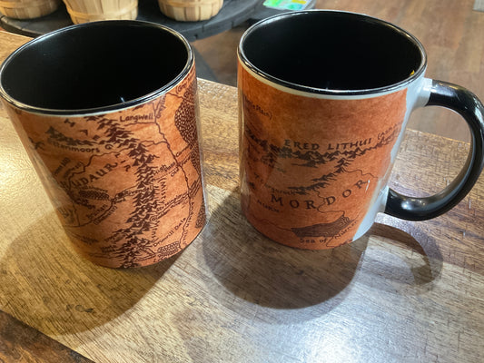 LOTR MIDDLE EARTH MAP MUG
