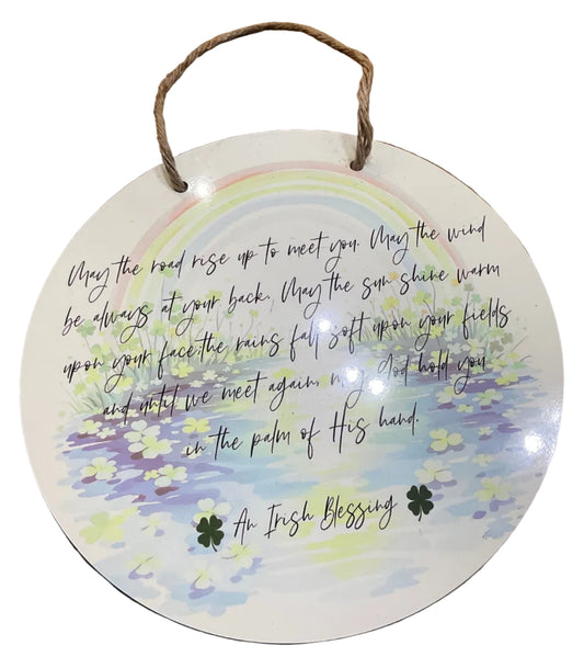 AN IRISH BLESSING 11.75” SIGN