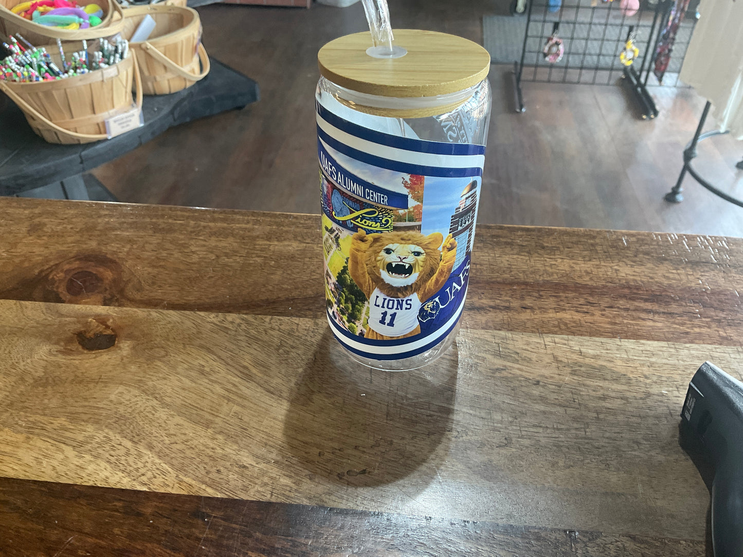 UV DTF UAFS glass can w glass straw