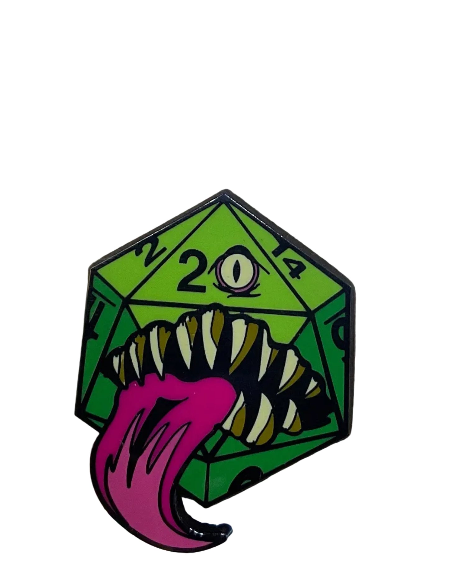 MIMIC DICE ENAMEL PIN