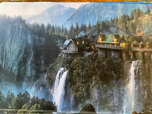 Rivendell desk pad, evening