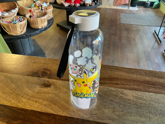Pokemon plastic water bottle w/ UV dtf graphic