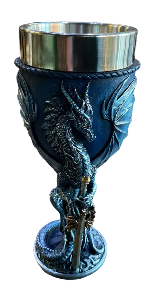 DRAGON BLADE GOBLET W/ ST. STEEL LINER