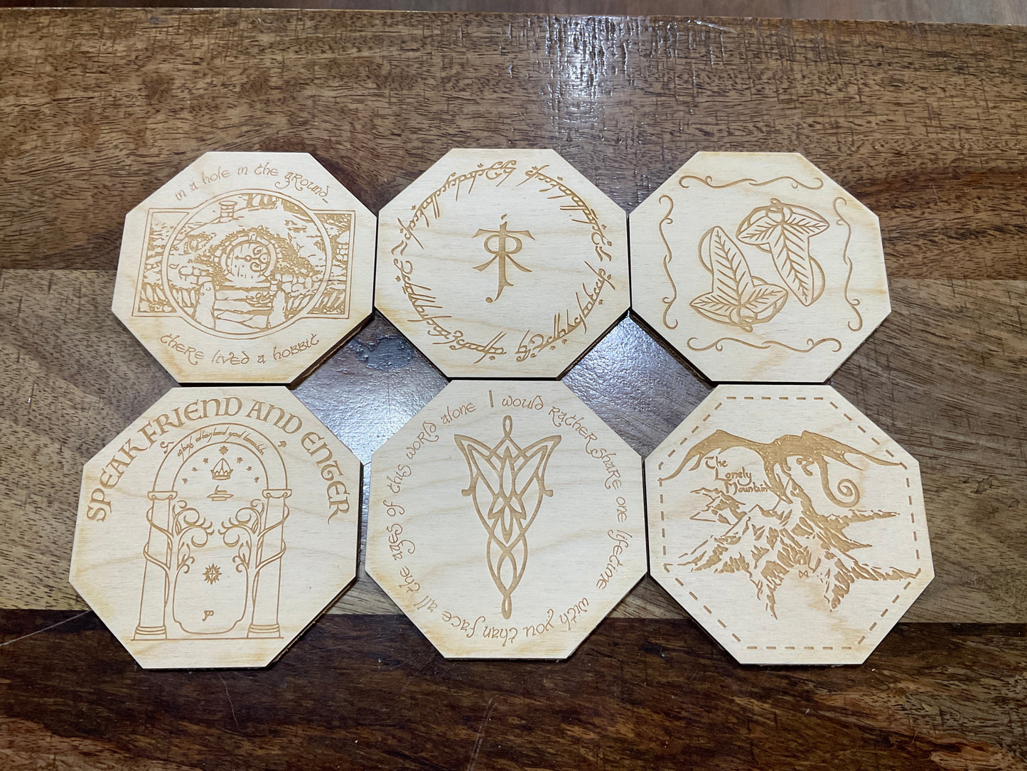 LOTR coasters asst each