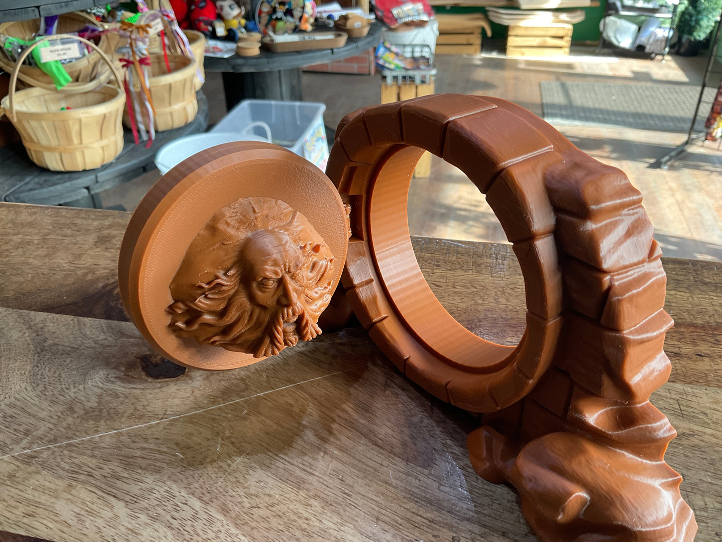 Secret Chamber 3d print shelf sitter